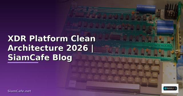 XDR Platform Clean Architecture — คู่มือฉบับสมบูรณ์ 2026