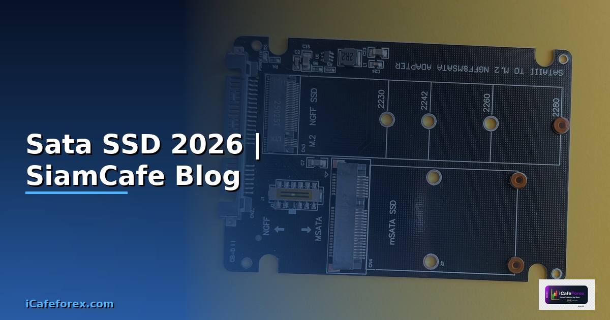 Sata SSD คืออะไร — ทุกสิ่งที่ต้องรู้ในปี 2026