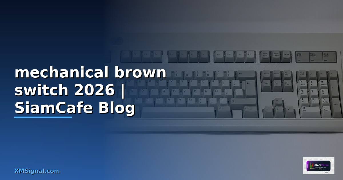 คีย์บอร์ด mechanical brown switch