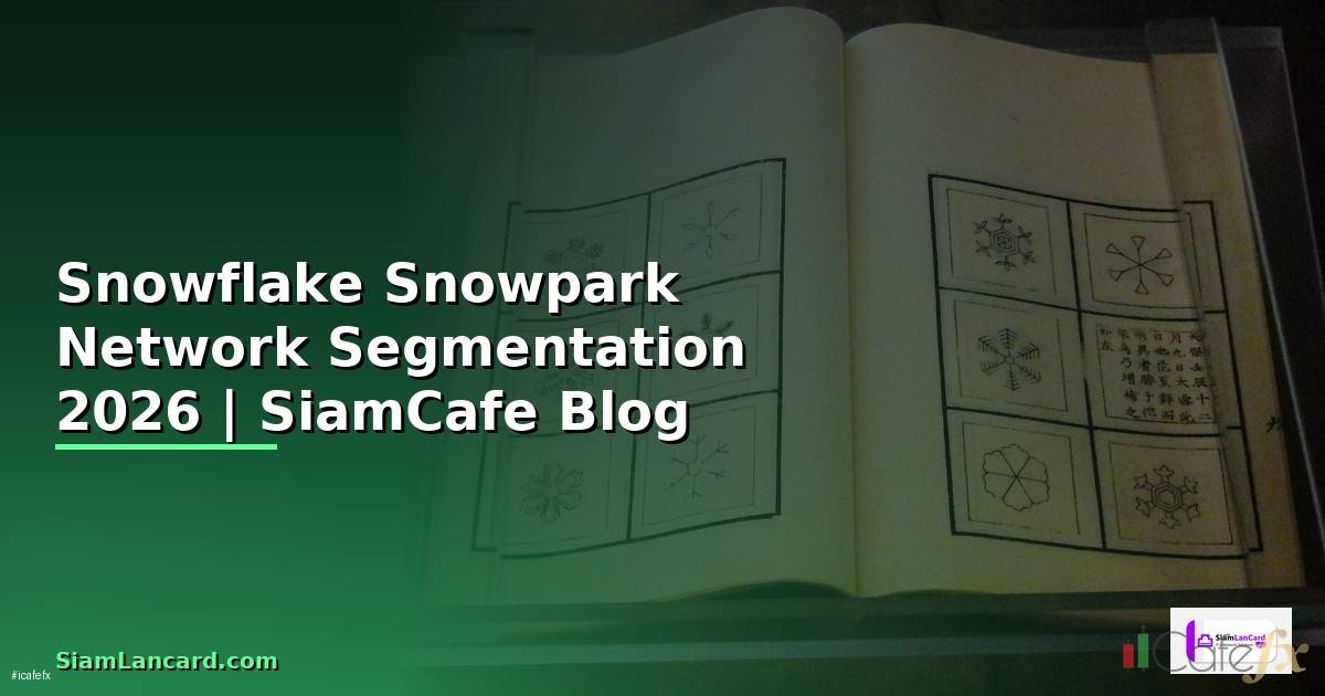 Snowflake Snowpark Network Segmentation