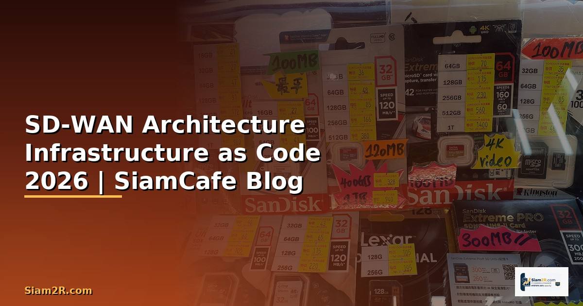SD-WAN Architecture Infrastructure as Code