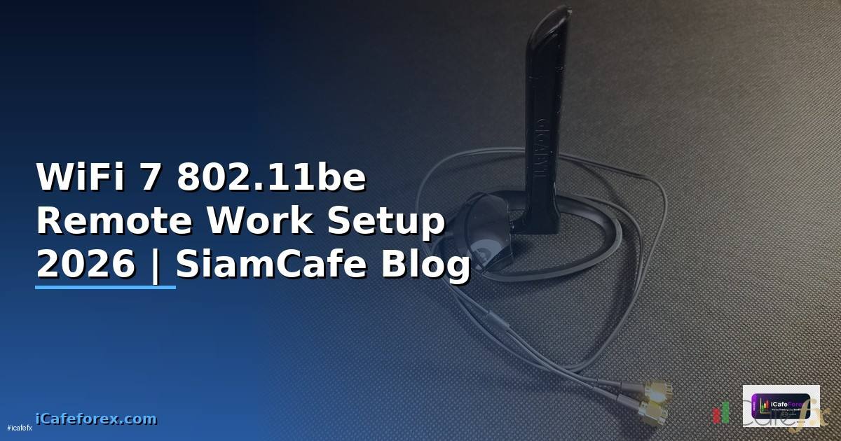 WiFi 7 802.11be Remote Work Setup