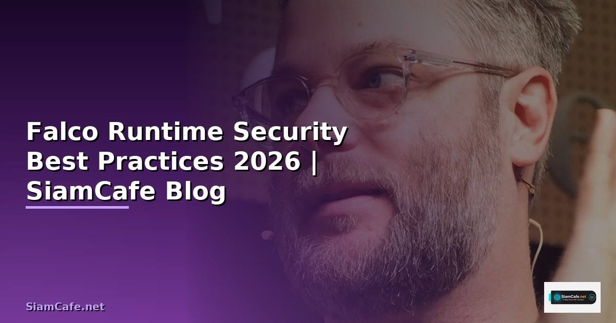 Falco Runtime Security Best Practices ที่ต้องรู้ — คู่มือฉบับสมบูรณ์ 2026