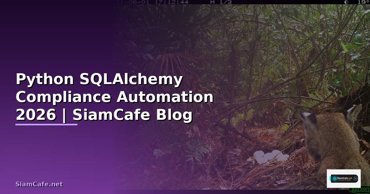 Python SQLAlchemy Compliance Automation