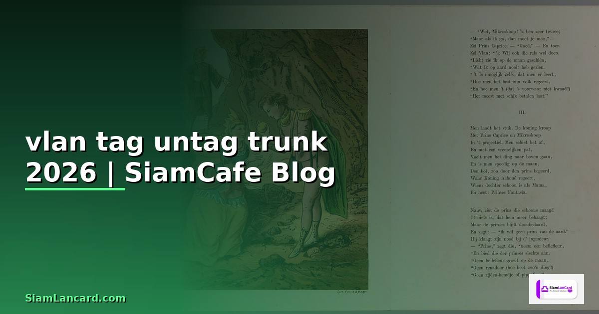 vlan tag untag trunk คือ