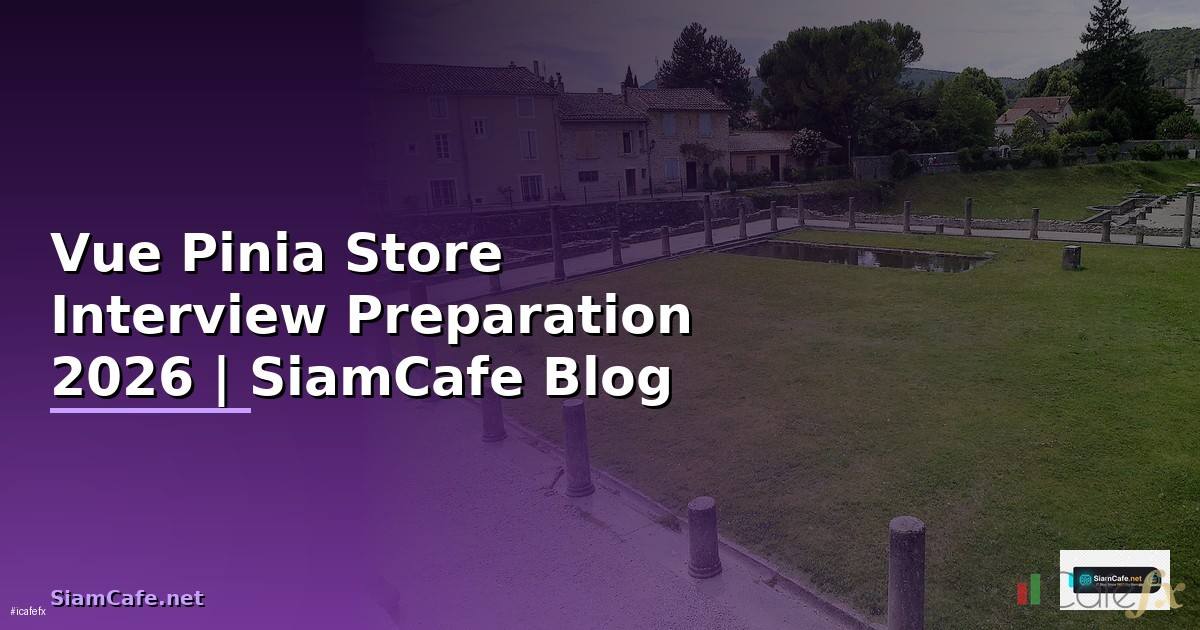 Vue Pinia Store Interview Preparation
