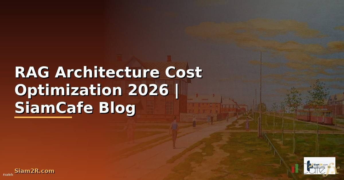 RAG Architecture Cost Optimization ลดค่าใช้จ่าย
