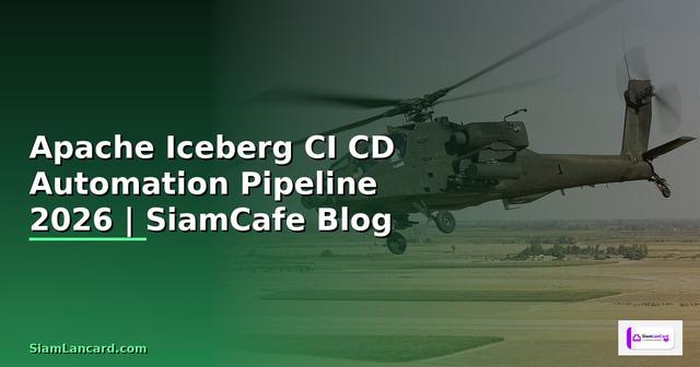 Apache Iceberg CI CD Automation Pipeline