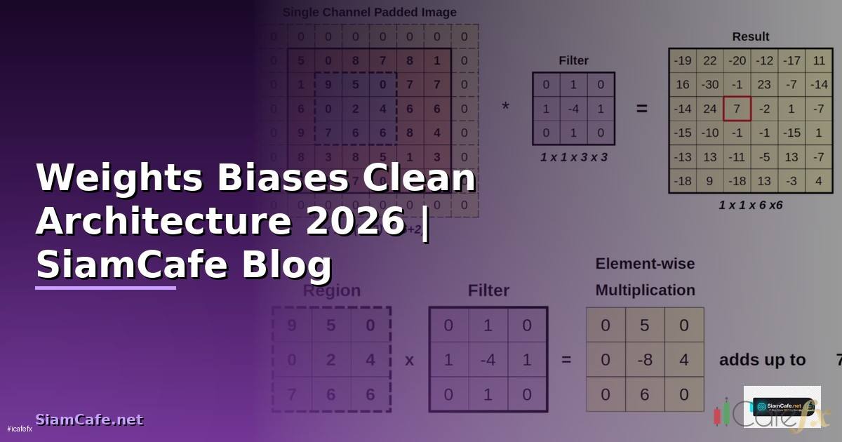 Weights Biases Clean Architecture