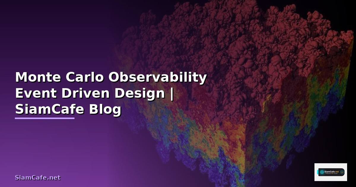 Monte Carlo Observability Event Driven Design