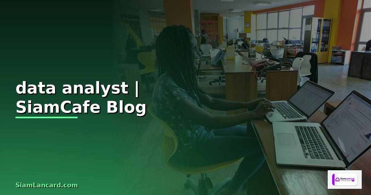 data analyst ทําอะไรบ้าง