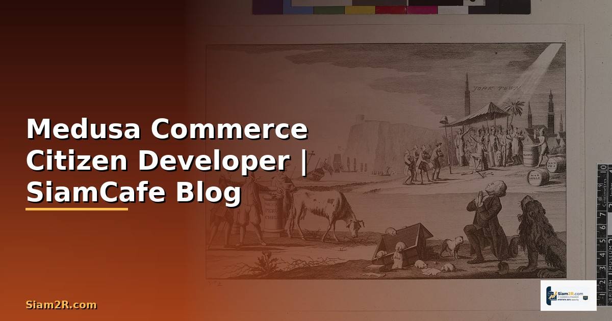 Medusa Commerce Citizen Developer