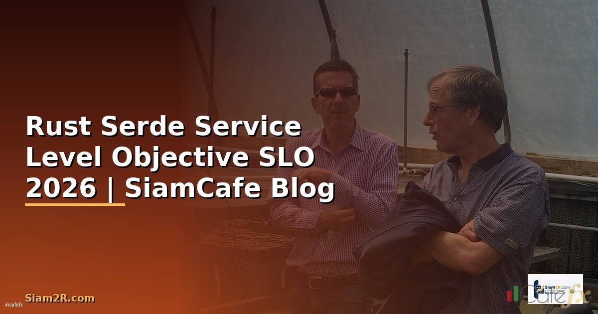 Rust Serde Service Level Objective SLO — คู่มือฉบับสมบูรณ์ 2026