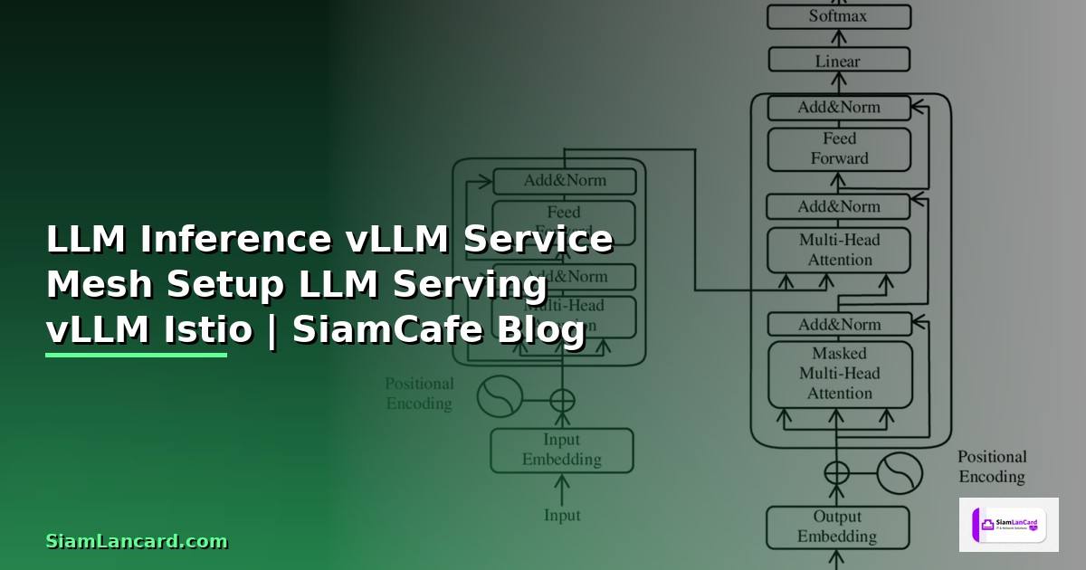 LLM Inference vLLM Service Mesh Setup ตั้งค่า LLM Serving ด้วย vLLM และ Istio