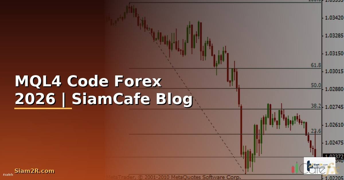 MQL4 Code — คู่มือเทรด Forex ฉบับสมบูรณ์ 2026