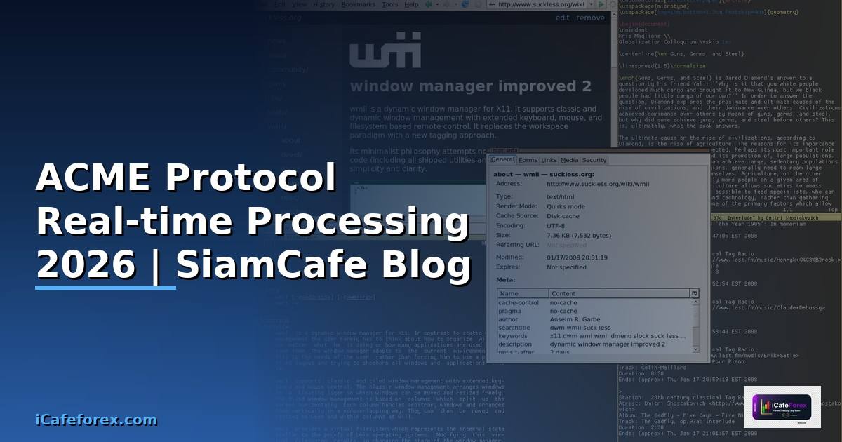 ACME Protocol Real-time Processing