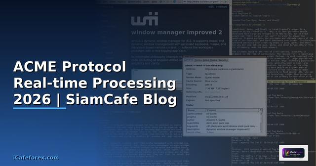 ACME Protocol Real-time Processing