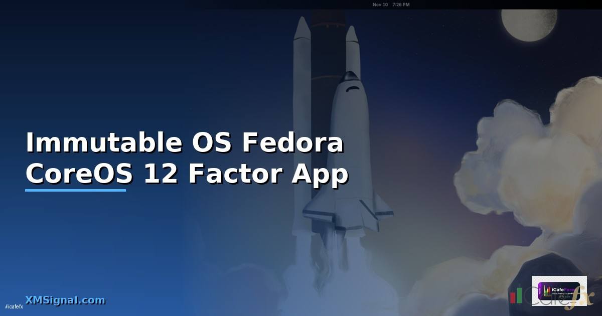 Immutable OS Fedora CoreOS 12 Factor App —