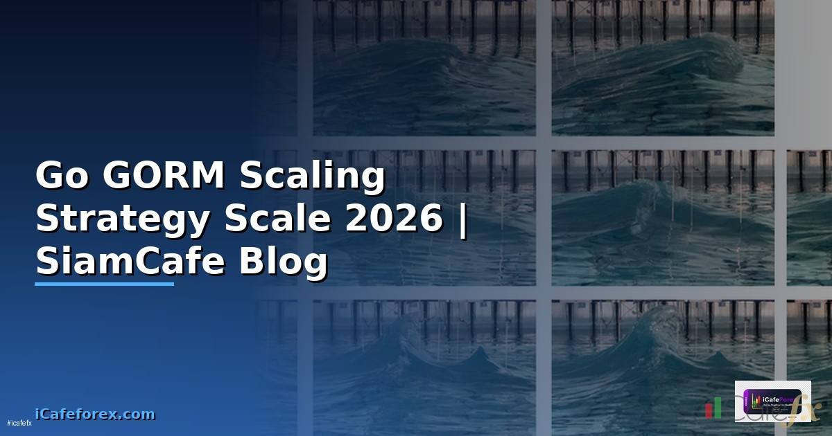 Go GORM Scaling Strategy วิธี Scale