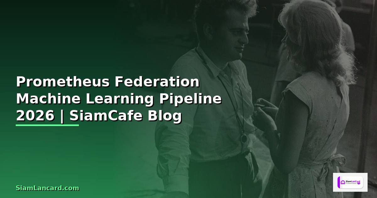Prometheus Federation Machine Learning Pipeline