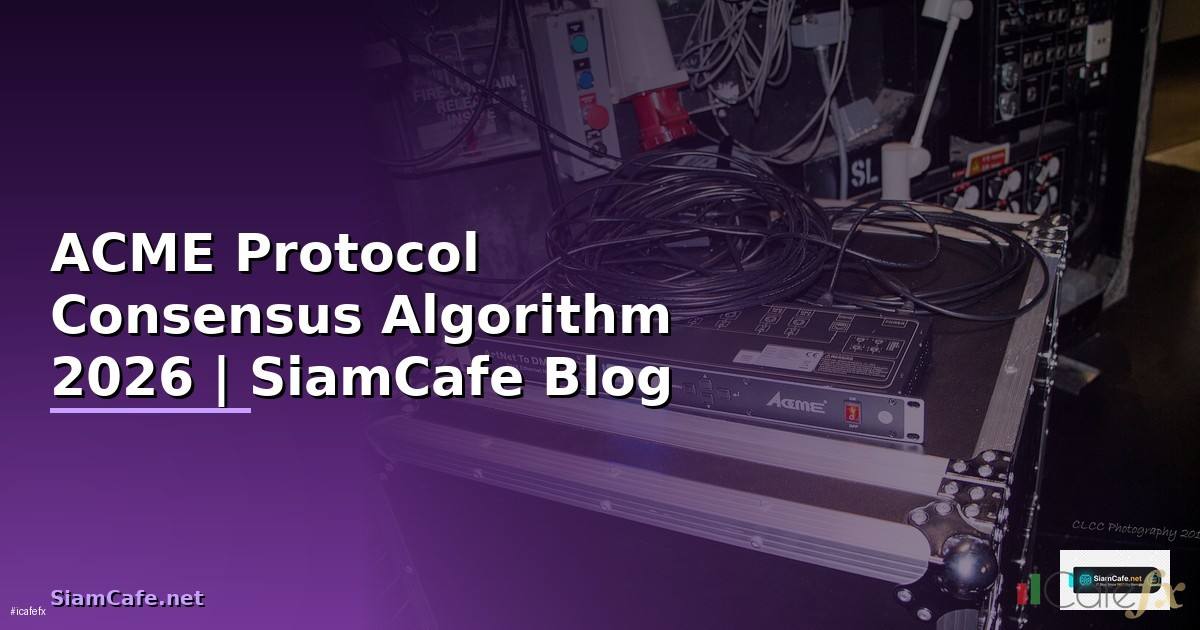 ACME Protocol Consensus Algorithm