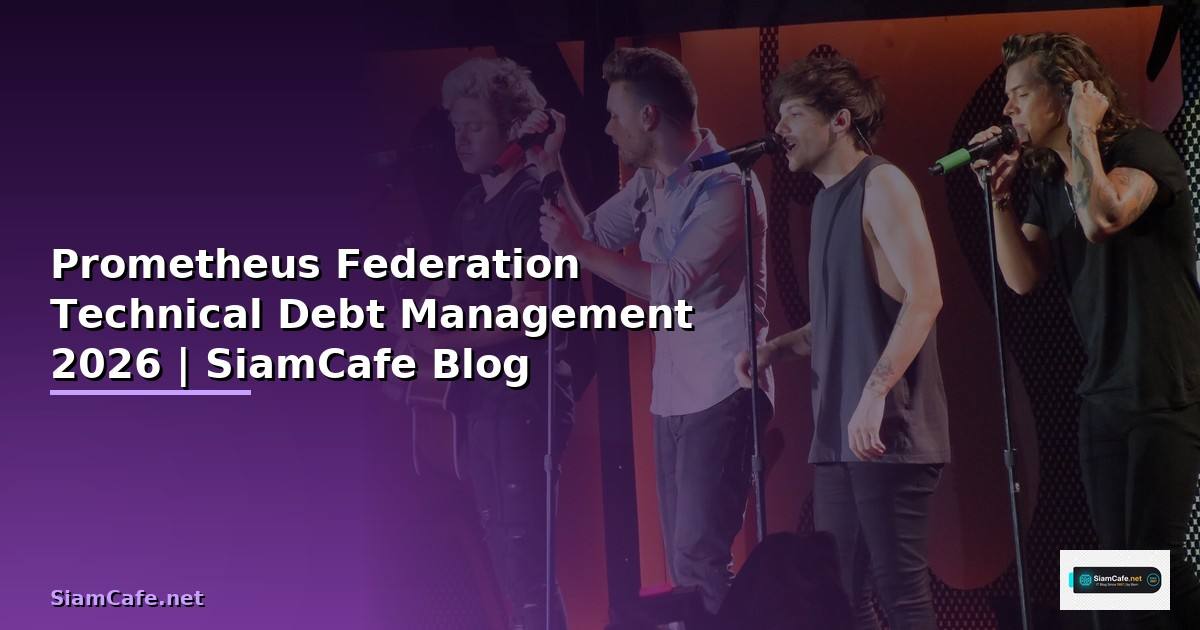 Prometheus Federation Technical Debt Management — คู่มือฉบับสมบูรณ์ 2026