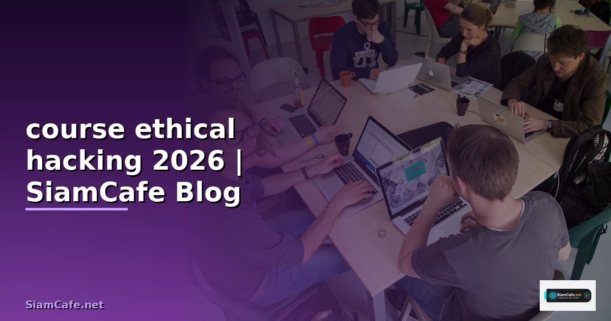 course ethical hacking — คู่มือฉบับสมบูรณ์ 2026