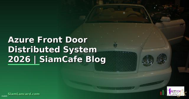 Azure Front Door Distributed System