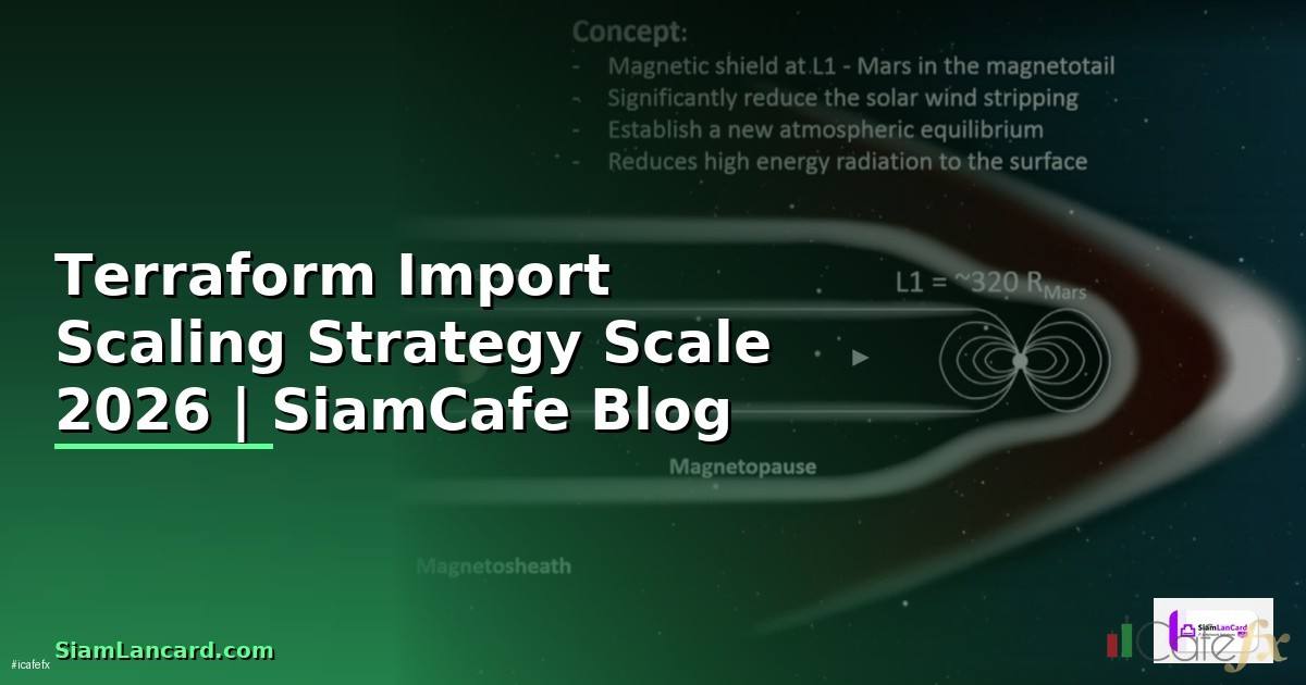 Terraform Import Scaling Strategy วิธี Scale