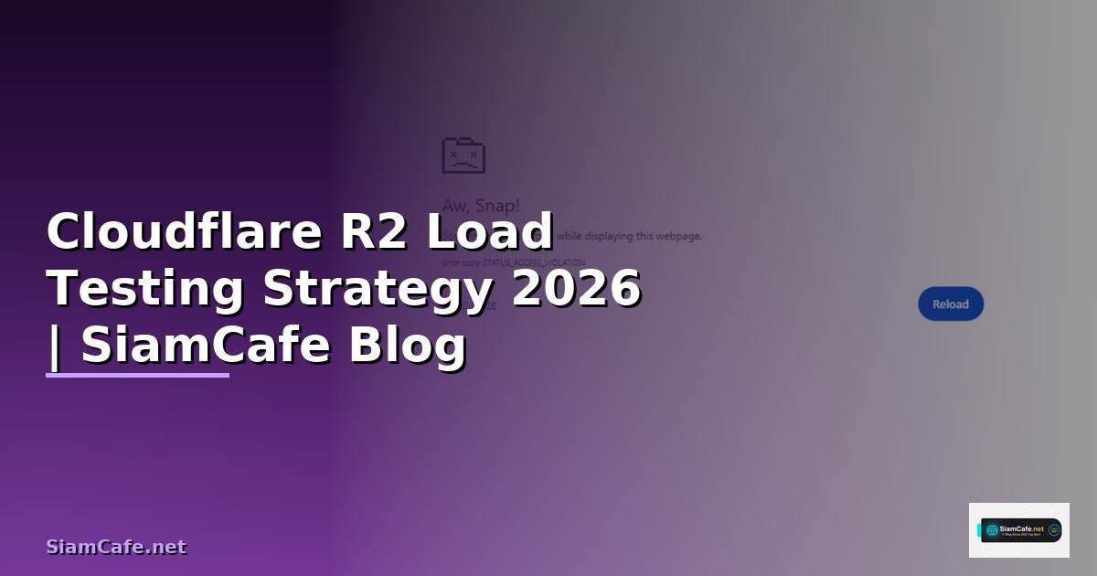 Cloudflare R2 Load Testing Strategy