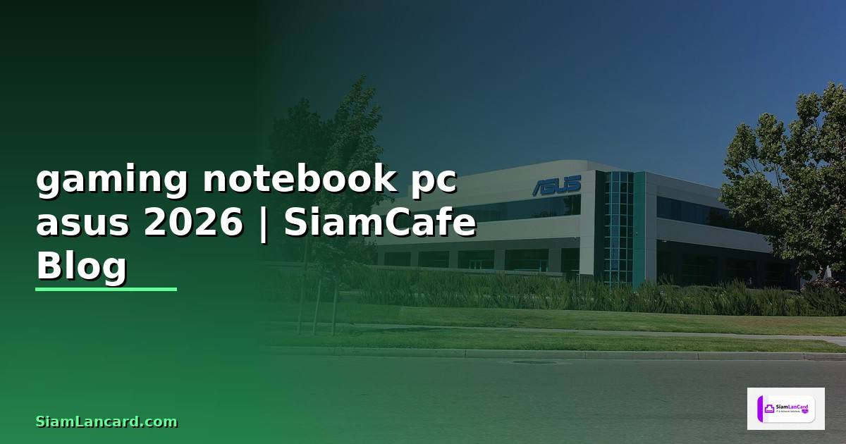 gaming notebook pc asus