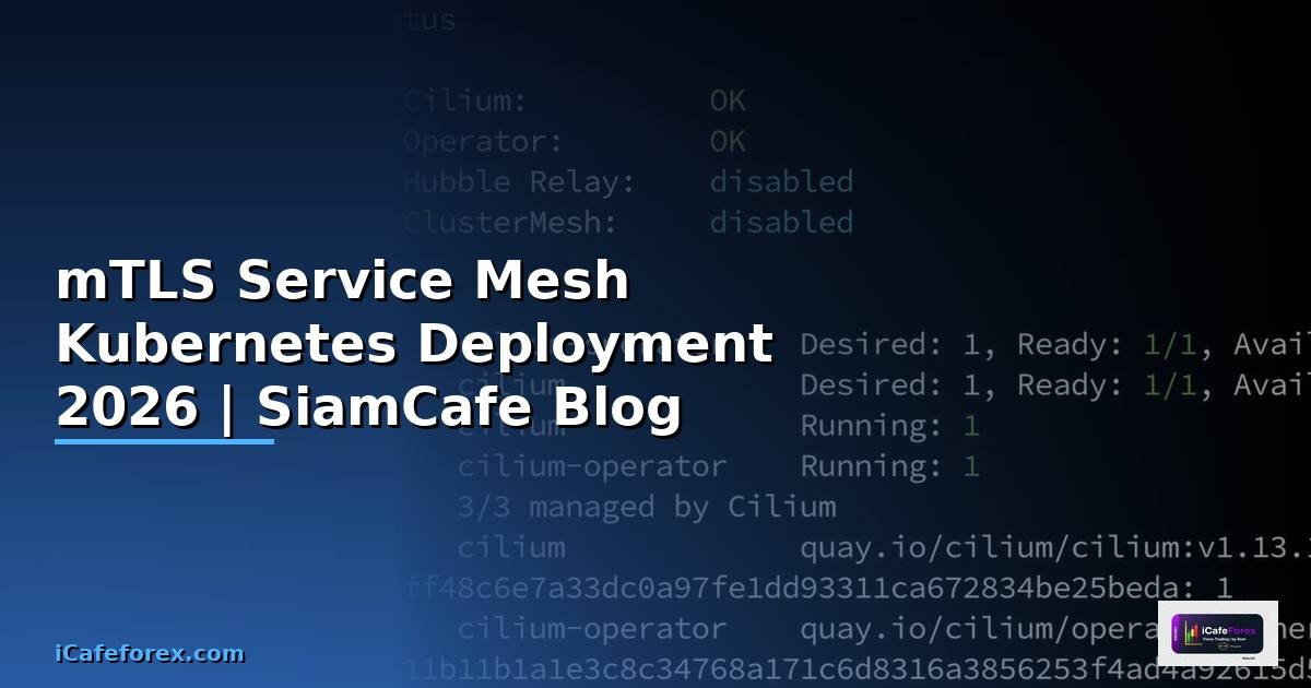 mTLS Service Mesh Kubernetes Deployment