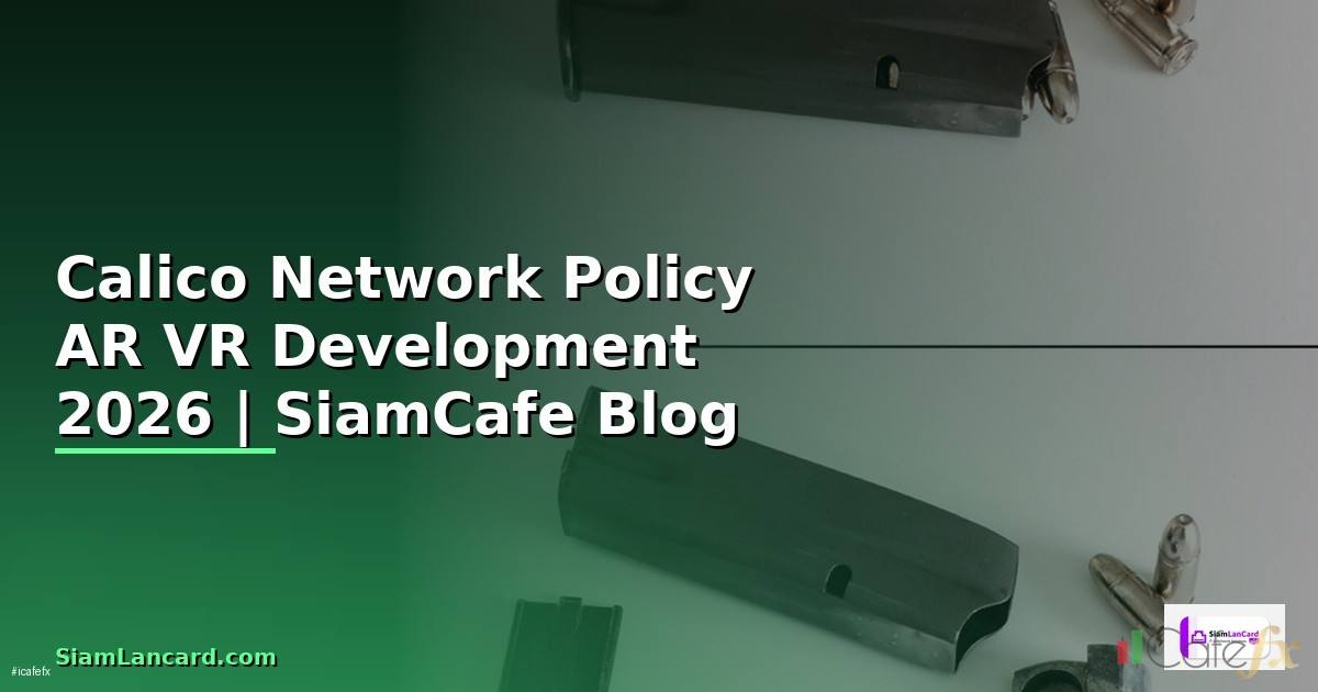 Calico Network Policy AR VR Development