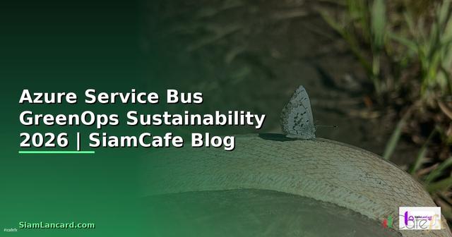 Azure Service Bus GreenOps Sustainability