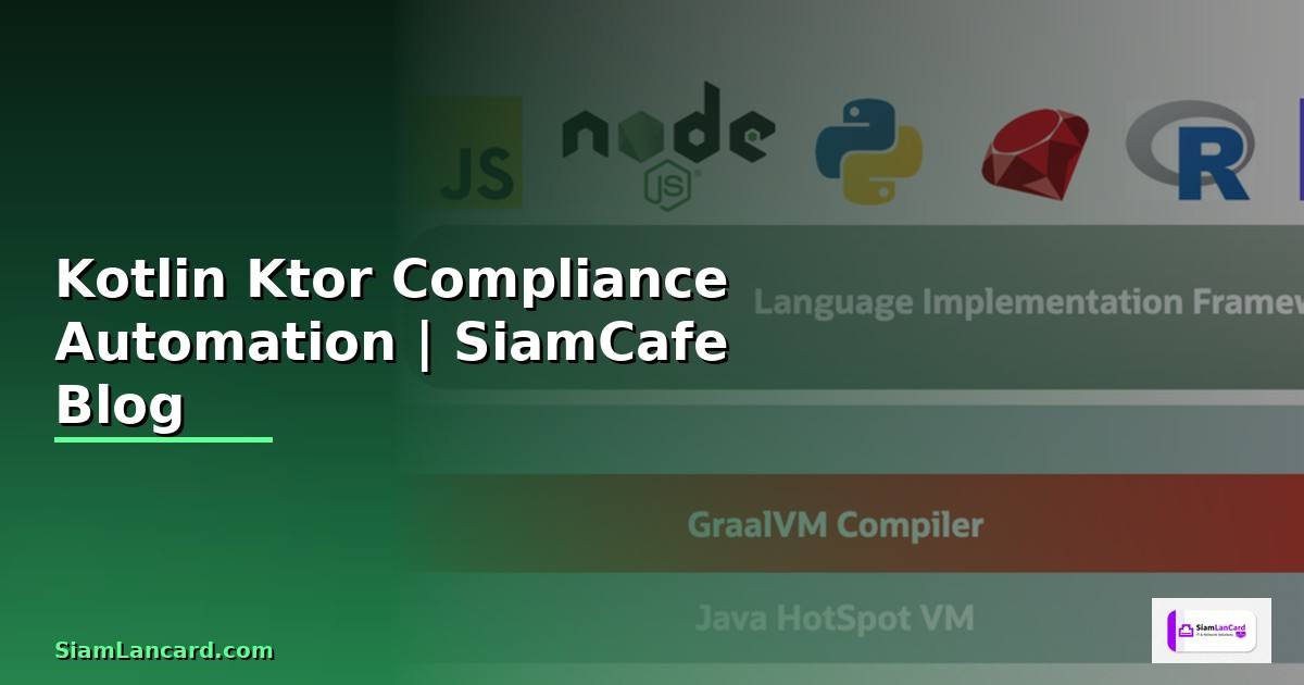 Kotlin Ktor Compliance Automation