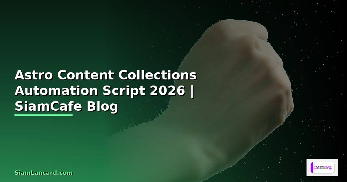 Astro Content Collections Automation Script