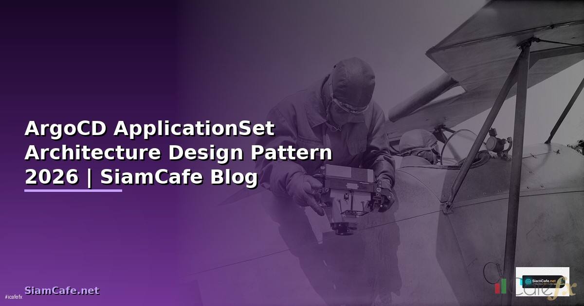 ArgoCD ApplicationSet Architecture Design Pattern