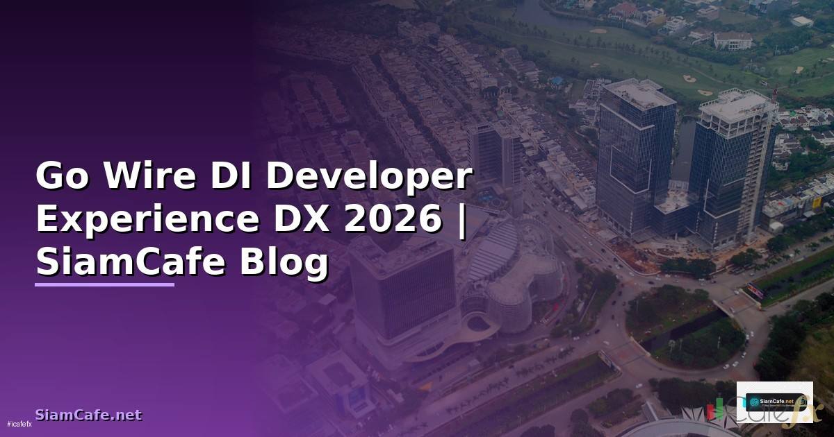 Go Wire DI Developer Experience DX