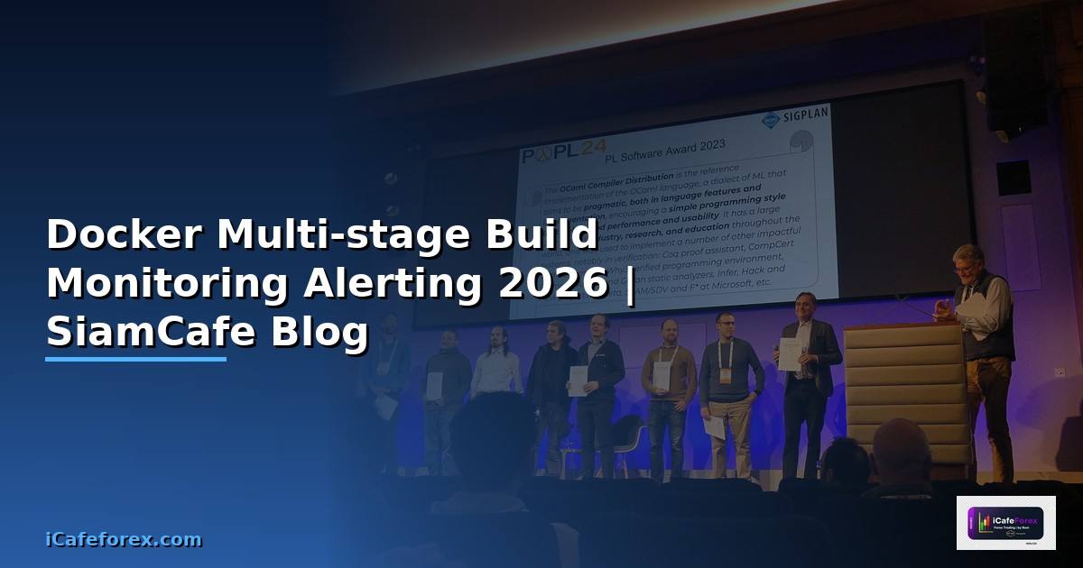 Docker Multi-stage Build Monitoring และ Alerting
