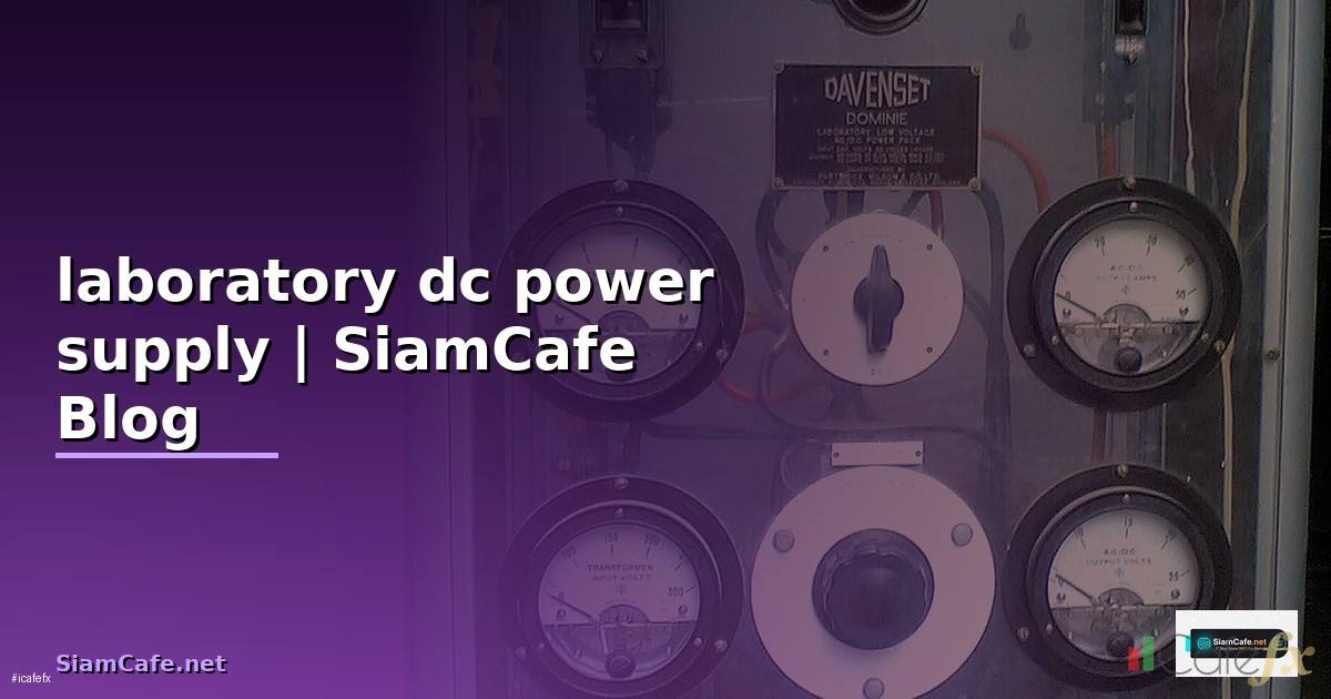 laboratory dc power supply คือ