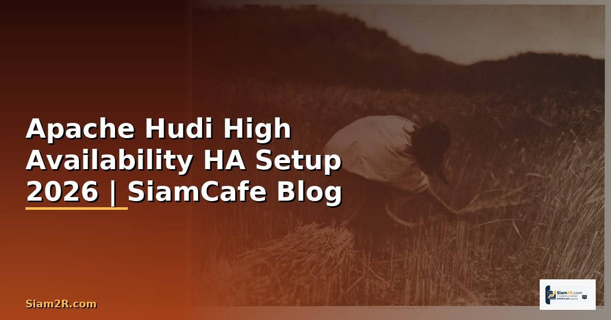 Apache Hudi High Availability HA Setup — คู่มือฉบับสมบูรณ์ 2026