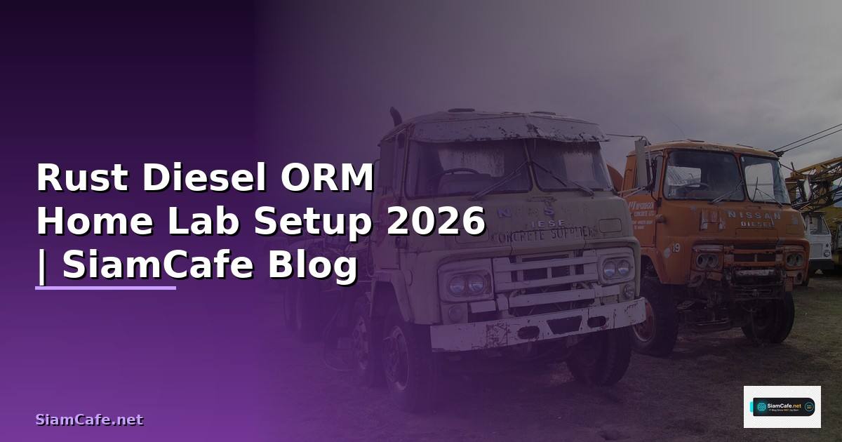 Rust Diesel ORM Home Lab Setup
