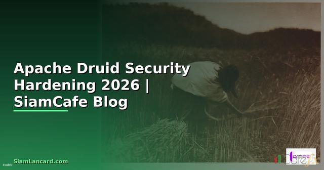 Apache Druid Security Hardening ป้องกันแฮก