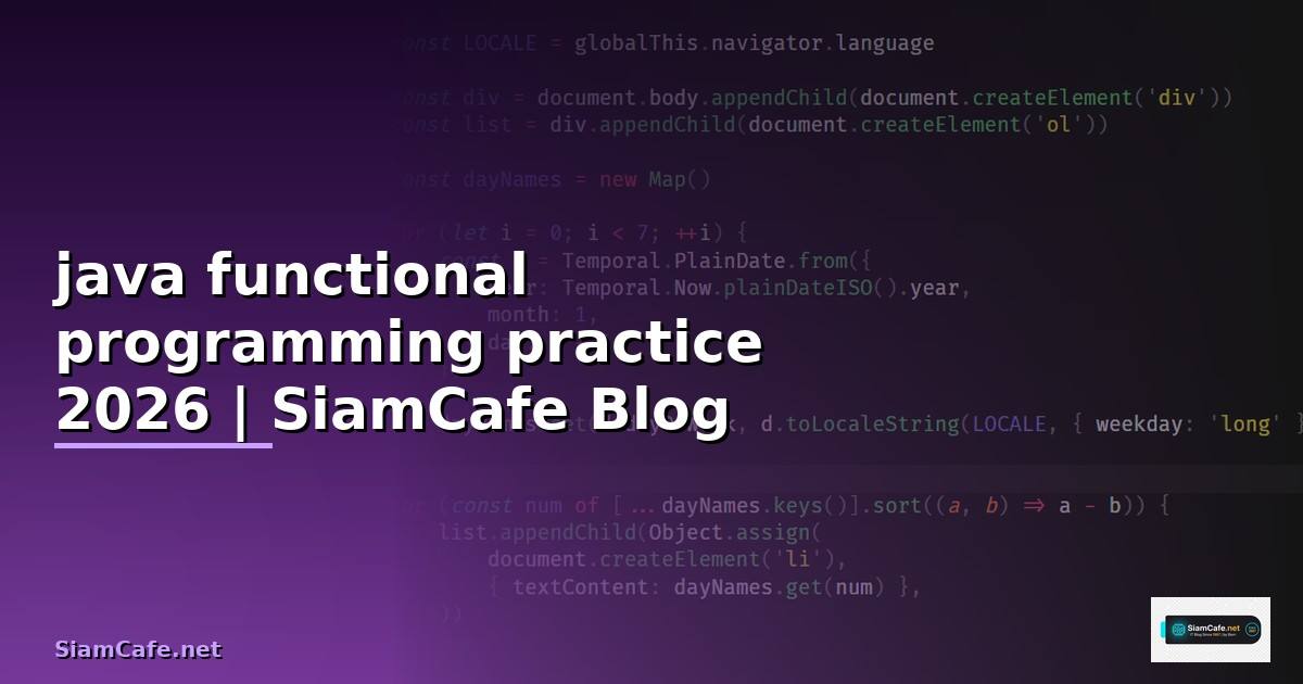 java functional programming practice