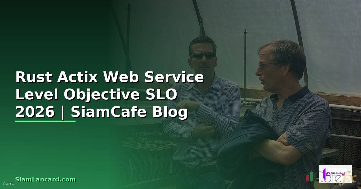 Rust Actix Web Service Level Objective SLO