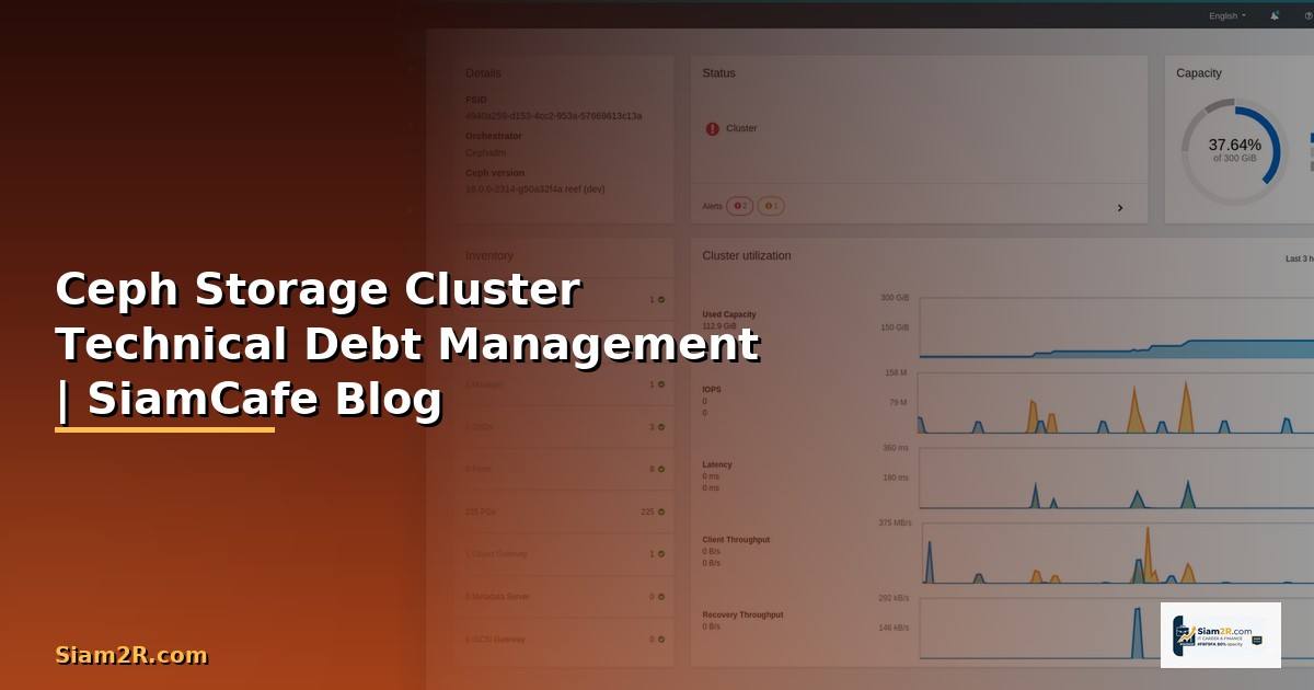 Ceph Storage Cluster Technical Debt Management