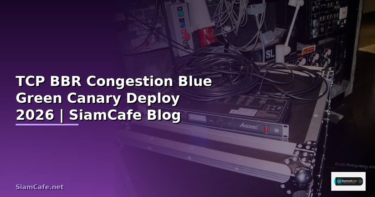 TCP BBR Congestion Blue Green Canary Deploy