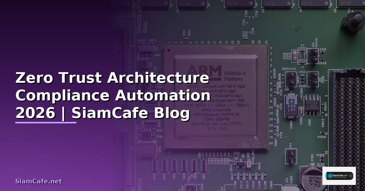 Zero Trust Architecture Compliance Automation