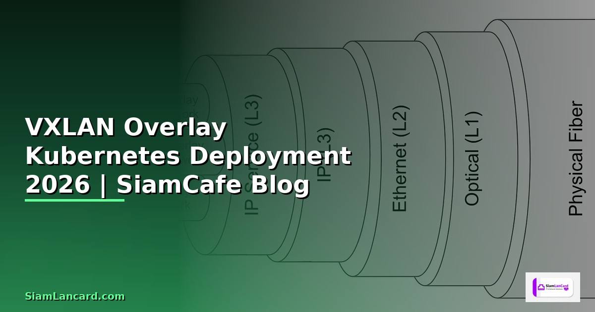 VXLAN Overlay Kubernetes Deployment