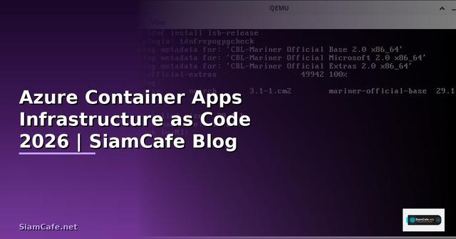 Azure Container Apps Infrastructure as Code